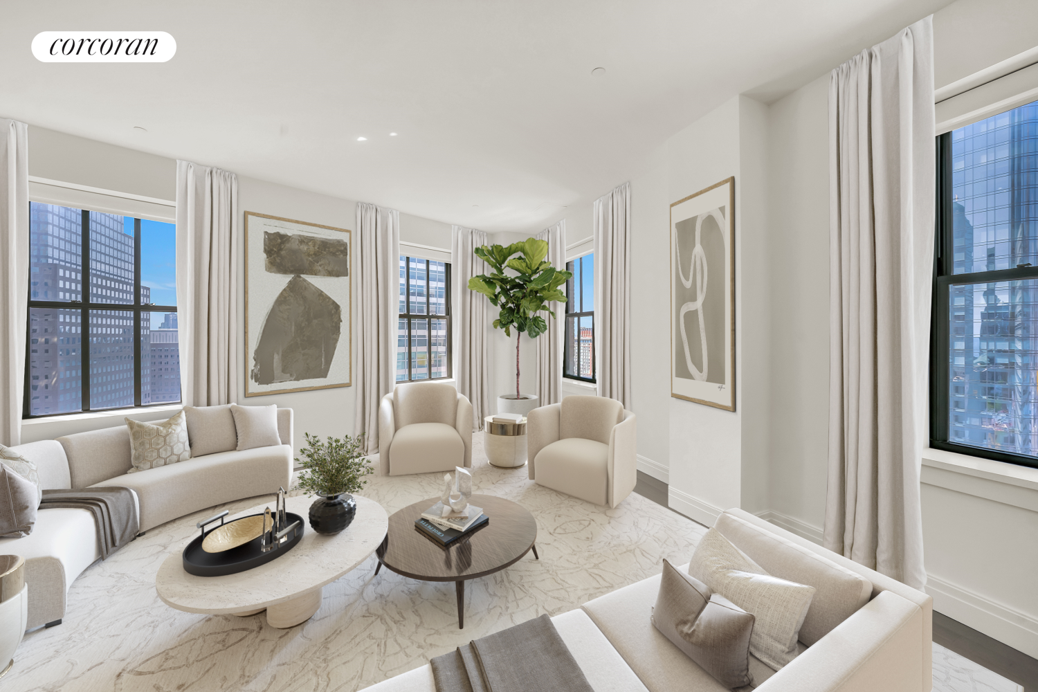 Homes for sale in New York | View 100 Barclay Street, 17B | 3 Beds, 3 Baths