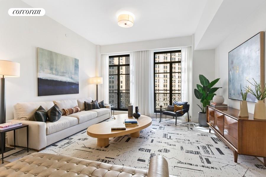 Homes for sale in New York | View 25 Park Row, 15A | 3 Beds, 3 Baths