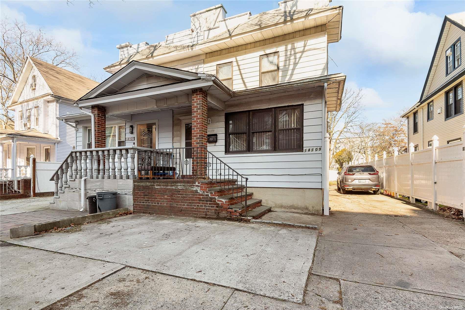 Homes for sale in Queens | View 141-09 82nd Drive, TOWNHOUSE | 3 Beds, 1 Bath