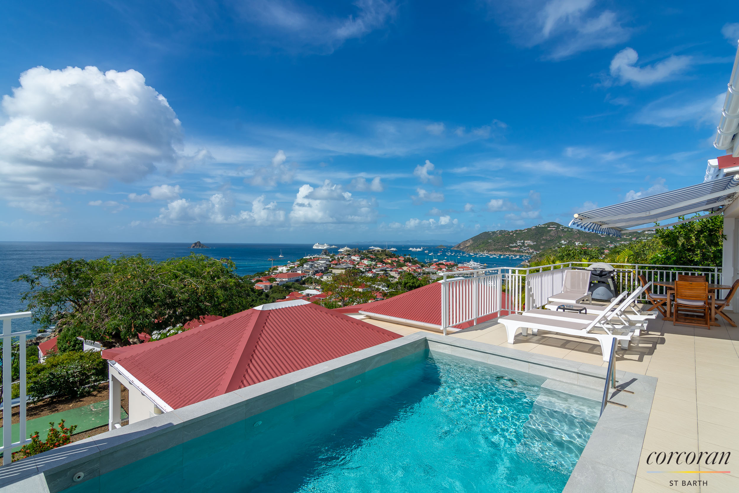 Villa Apartment Town House in St Barts, 3BR Rental