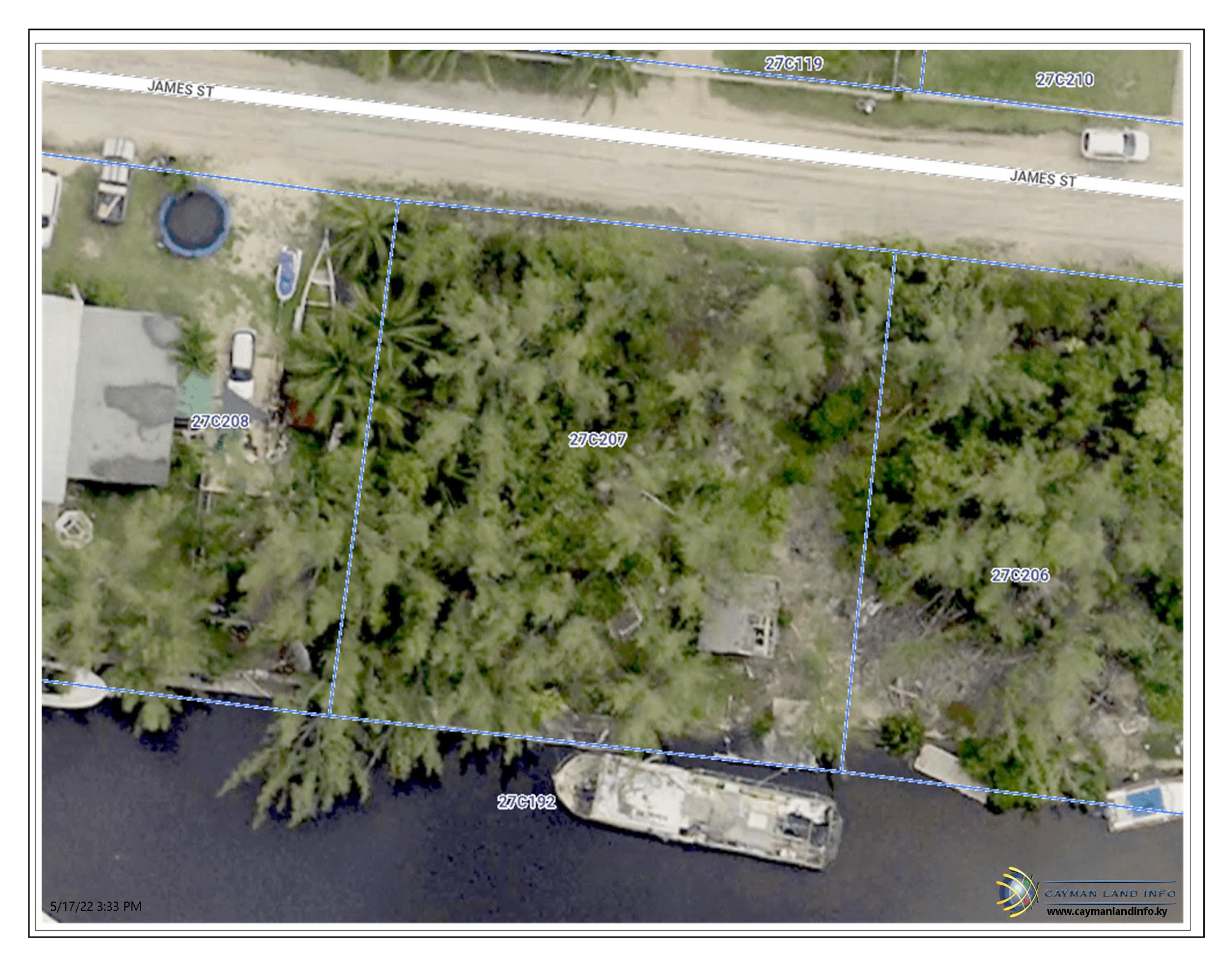 Homes for sale in Grand Cayman | View North Sound Estates Cleared Canal Front Parcel