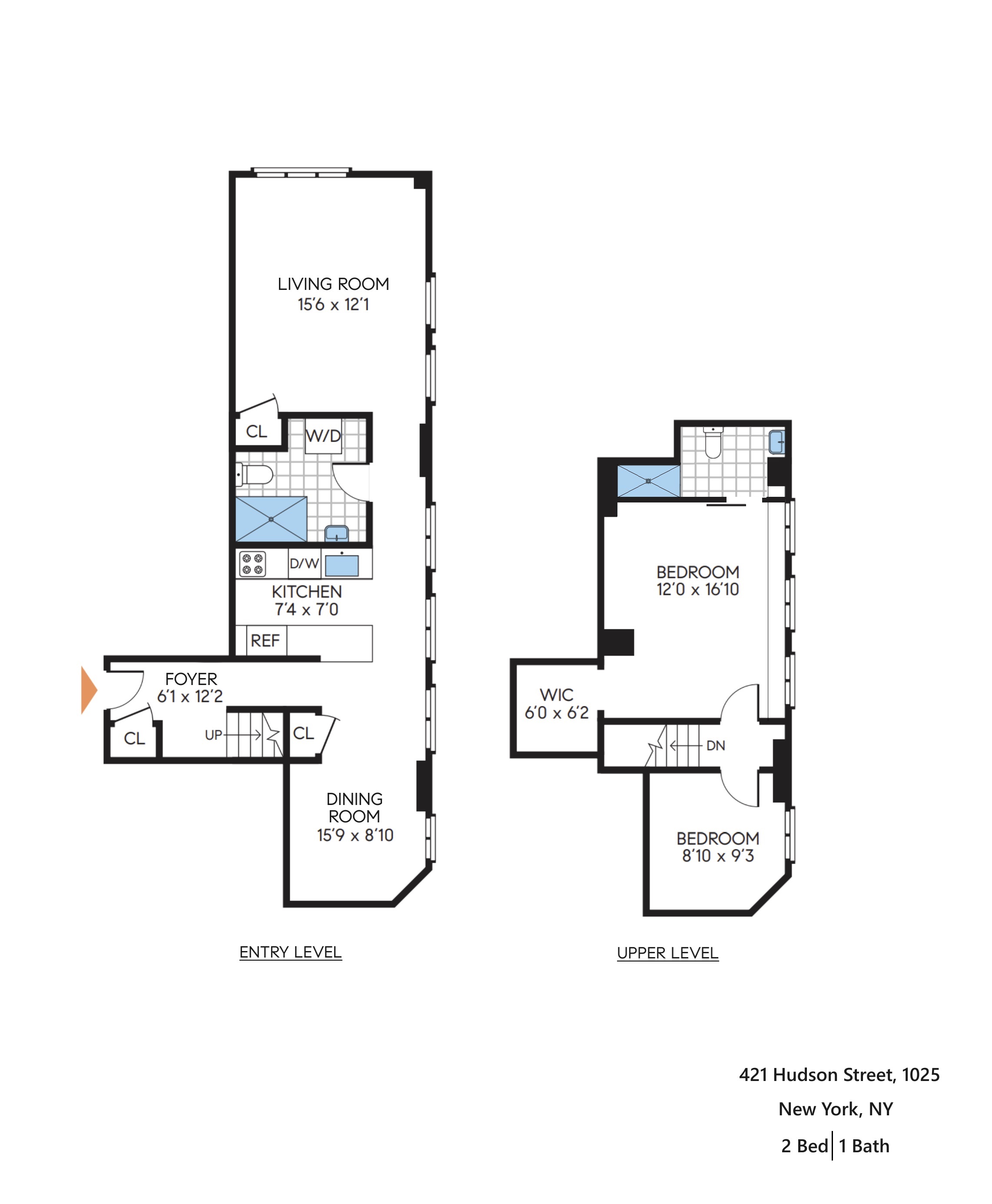 421 Hudson Street 325, Manhattan, NY 10014 Property for rent