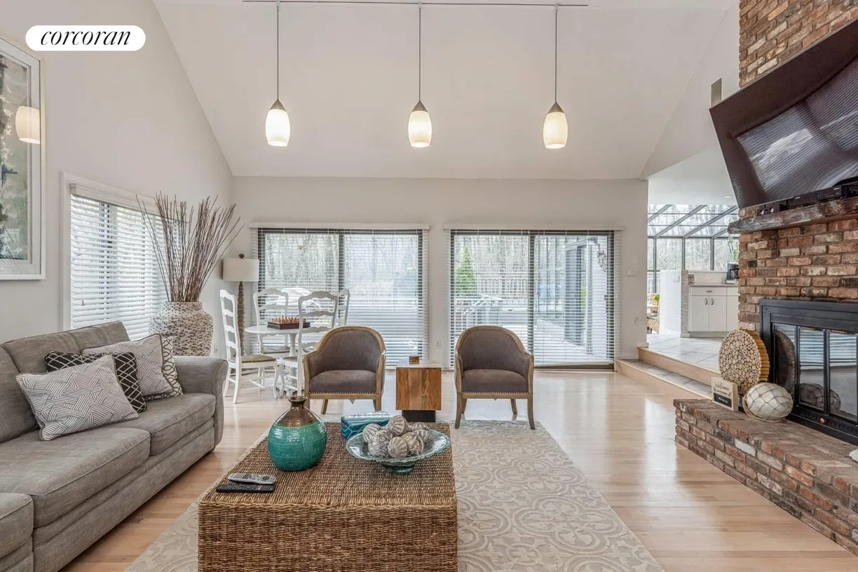 The Hamptons Real Estate | View 34 Rolling Hill Court West | View of Living Room