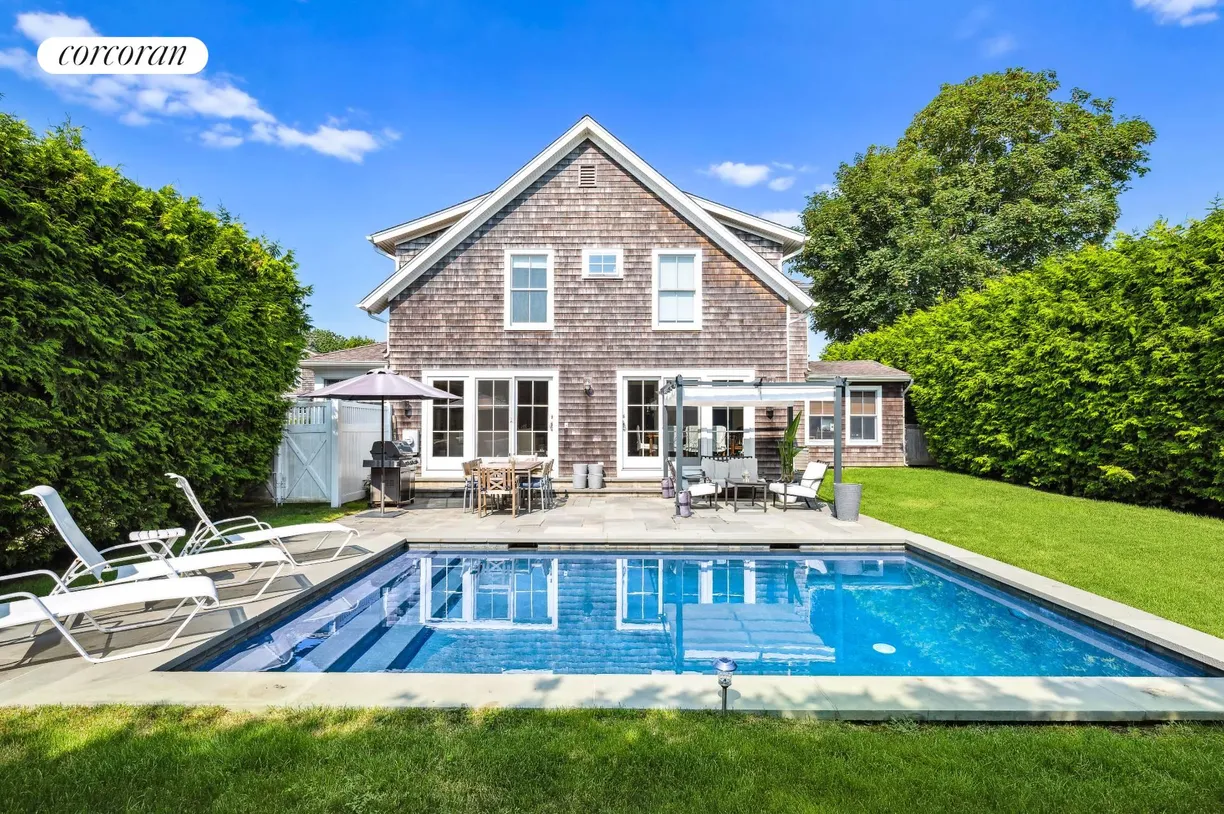 The Hamptons Real Estate | View 205B Windmill Lane | Sunny Gunite Pool