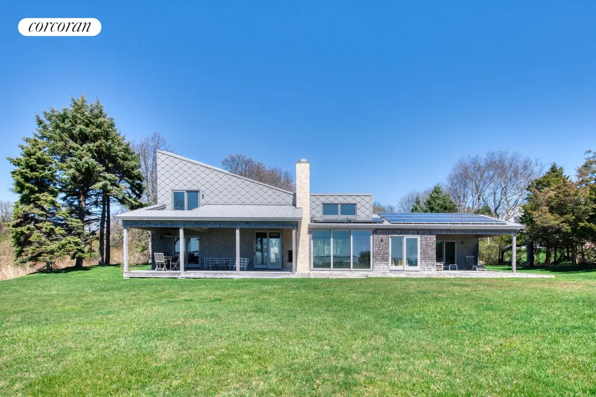 The Hamptons Real Estate | View 14A Heron Lane | House from waterside