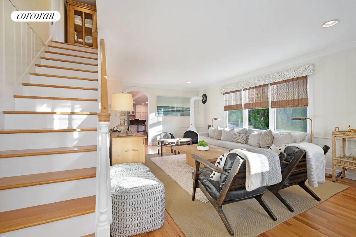 The Hamptons Real Estate | View 70 Miller Lane East | Living Room