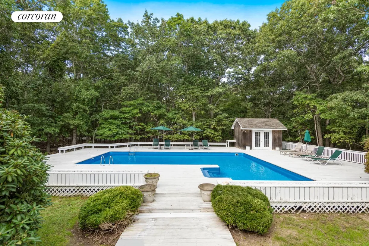 The Hamptons Real Estate | View 73 Copeces Lane | Pool and Deck