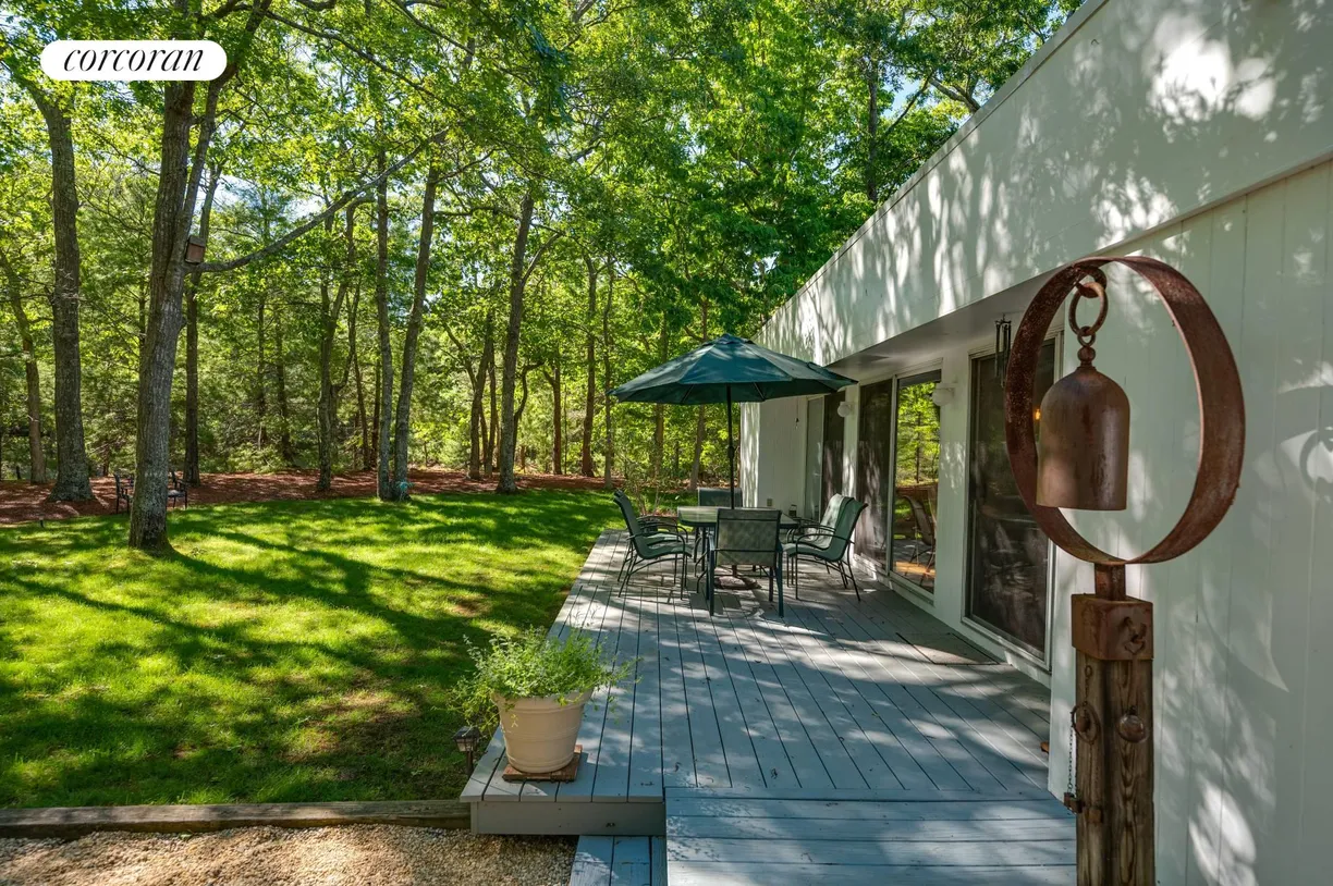 The Hamptons Real Estate | View 49 Diane Drive | Front patio
