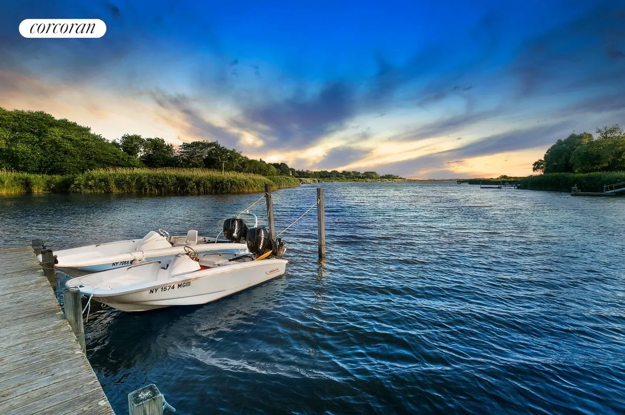 The Hamptons Real Estate | View 146 Westminster Road | Deeded dock across the street