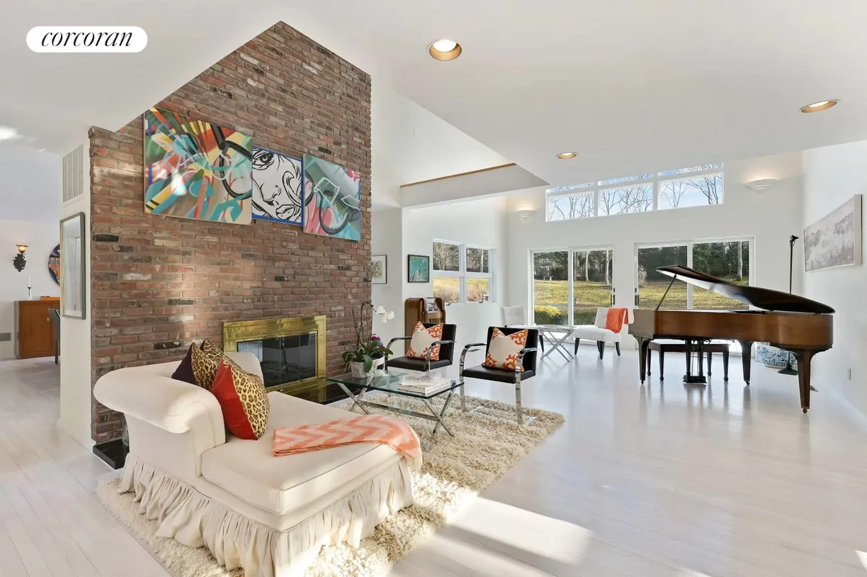 The Hamptons Real Estate | View 1194 Sagg Road | Double Height Ceiling