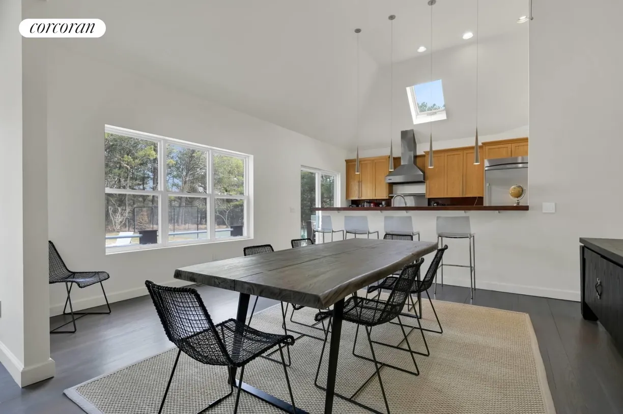 The Hamptons Real Estate | View 26 Lakeside Lane | Dining Room to Kitchen