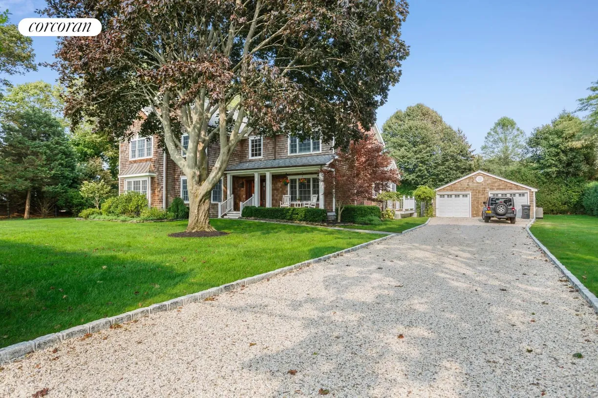 The Hamptons Real Estate | View 50 Narrow Lane | Two Car Garage