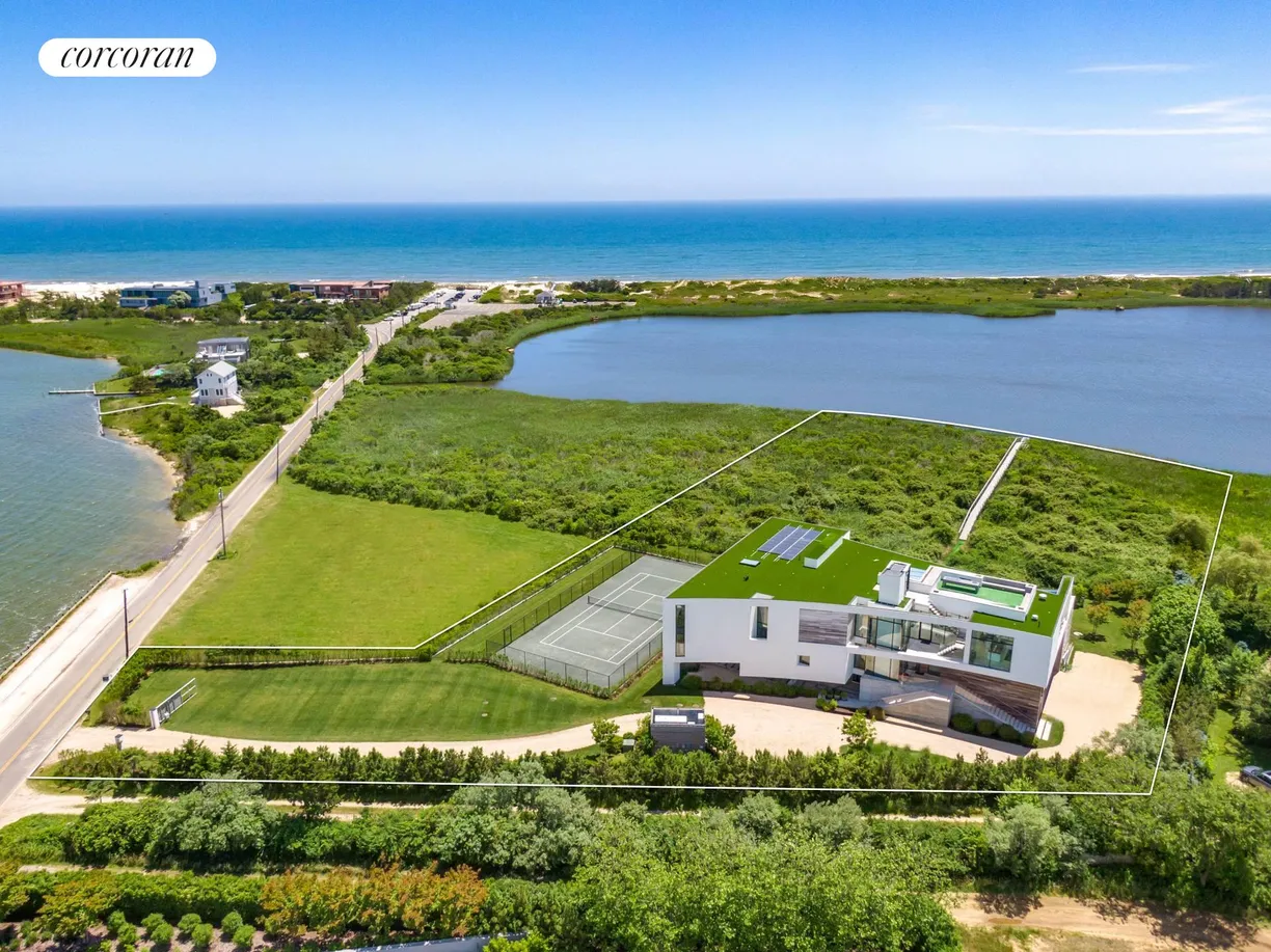 The Hamptons Real Estate | View 951 Flying Point Road | 9 Beds, 11 Baths