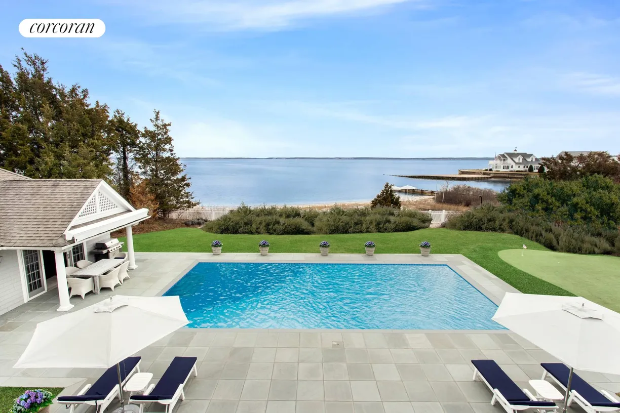 The Hamptons Real Estate | View 2503 Camp Mineola Ext | Waterside Pool
