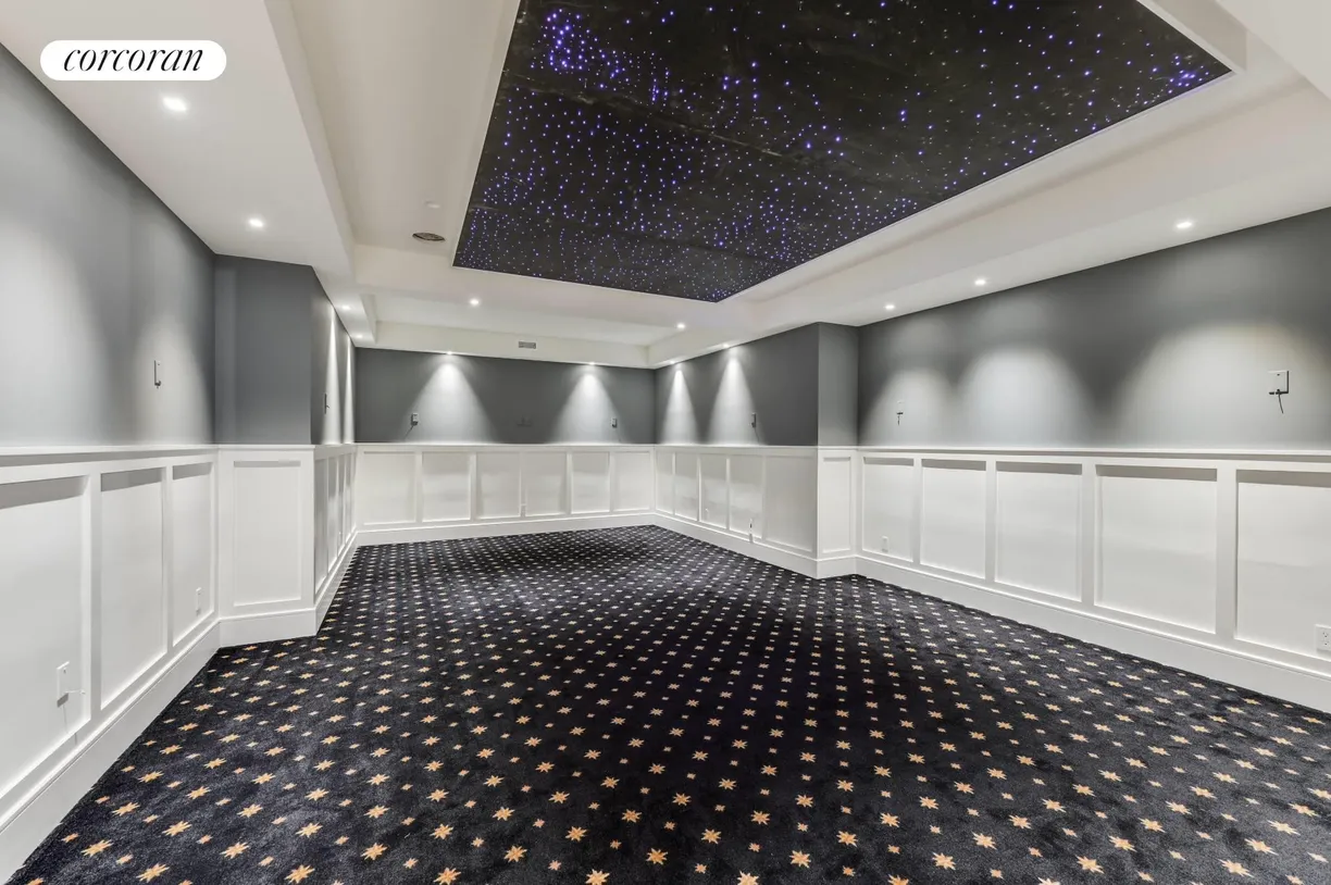 The Hamptons Real Estate | View 4 Frazier Avenue | Lower Level Media Room | View 33