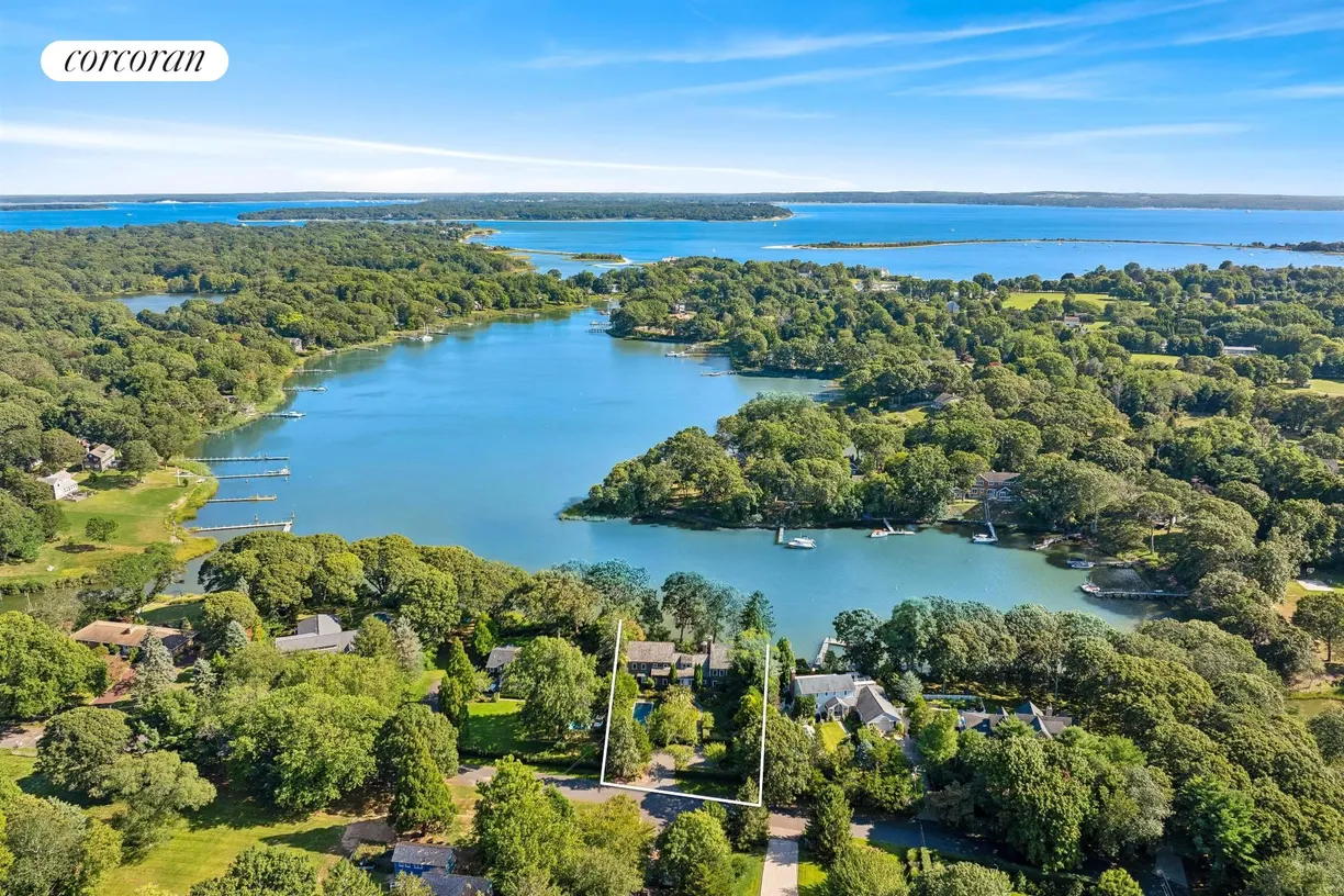 The Hamptons Real Estate | View 8 Cove Way | Water Front