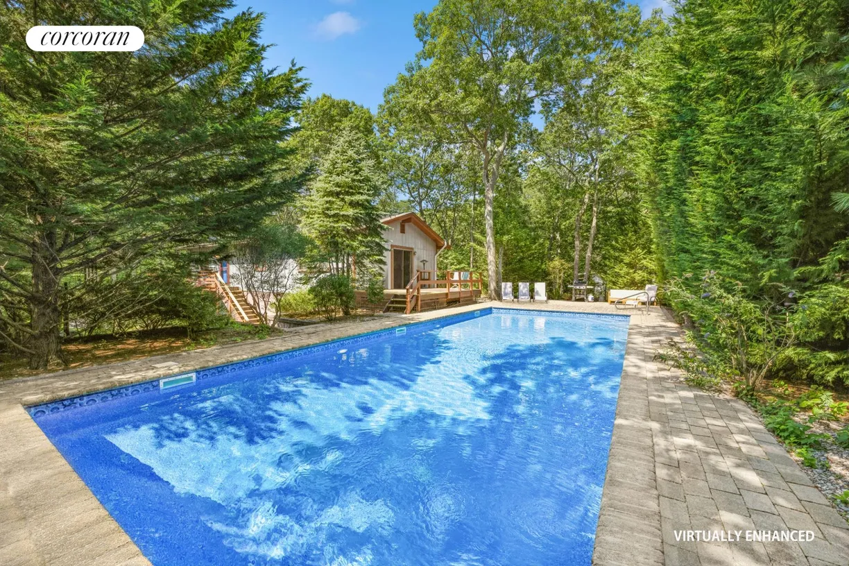 The Hamptons Real Estate | View 292 Little Fresh Pond Road | Heated Lap Pool/Virtually Enhanced
