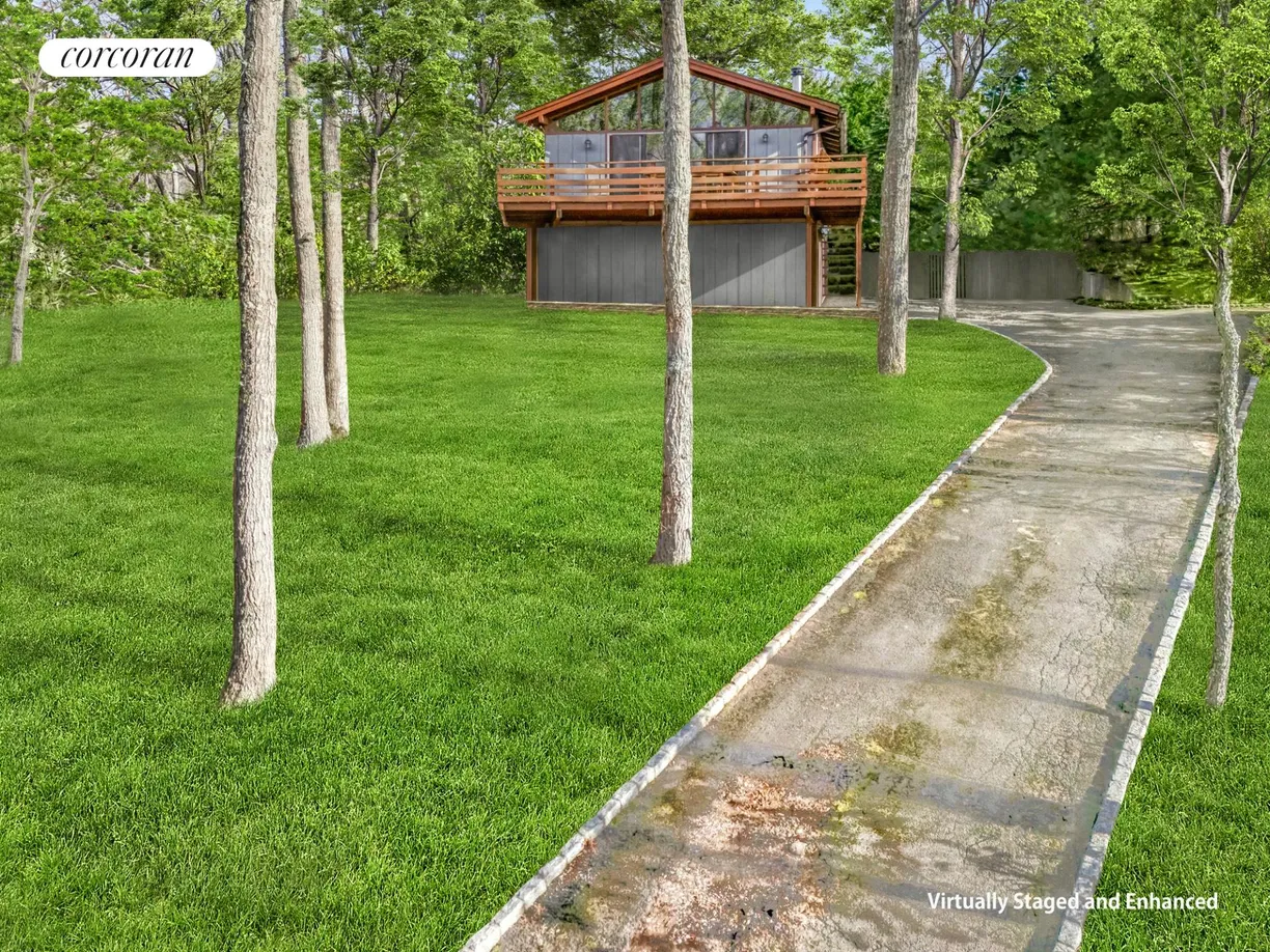 The Hamptons Real Estate | View 292 Little Fresh Pond Road | Virtually Staged & Enhanced