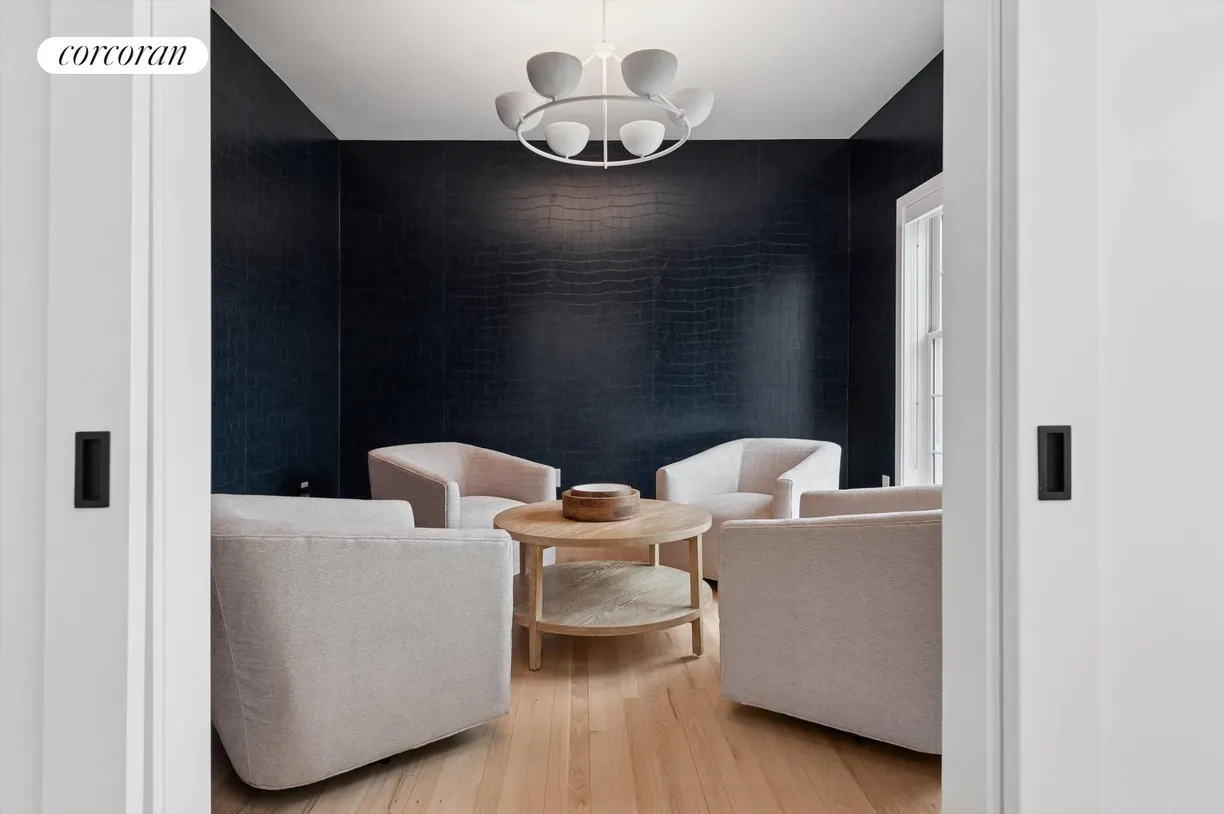 The Hamptons Real Estate | View 4056 Noyac Road | Sitting Den