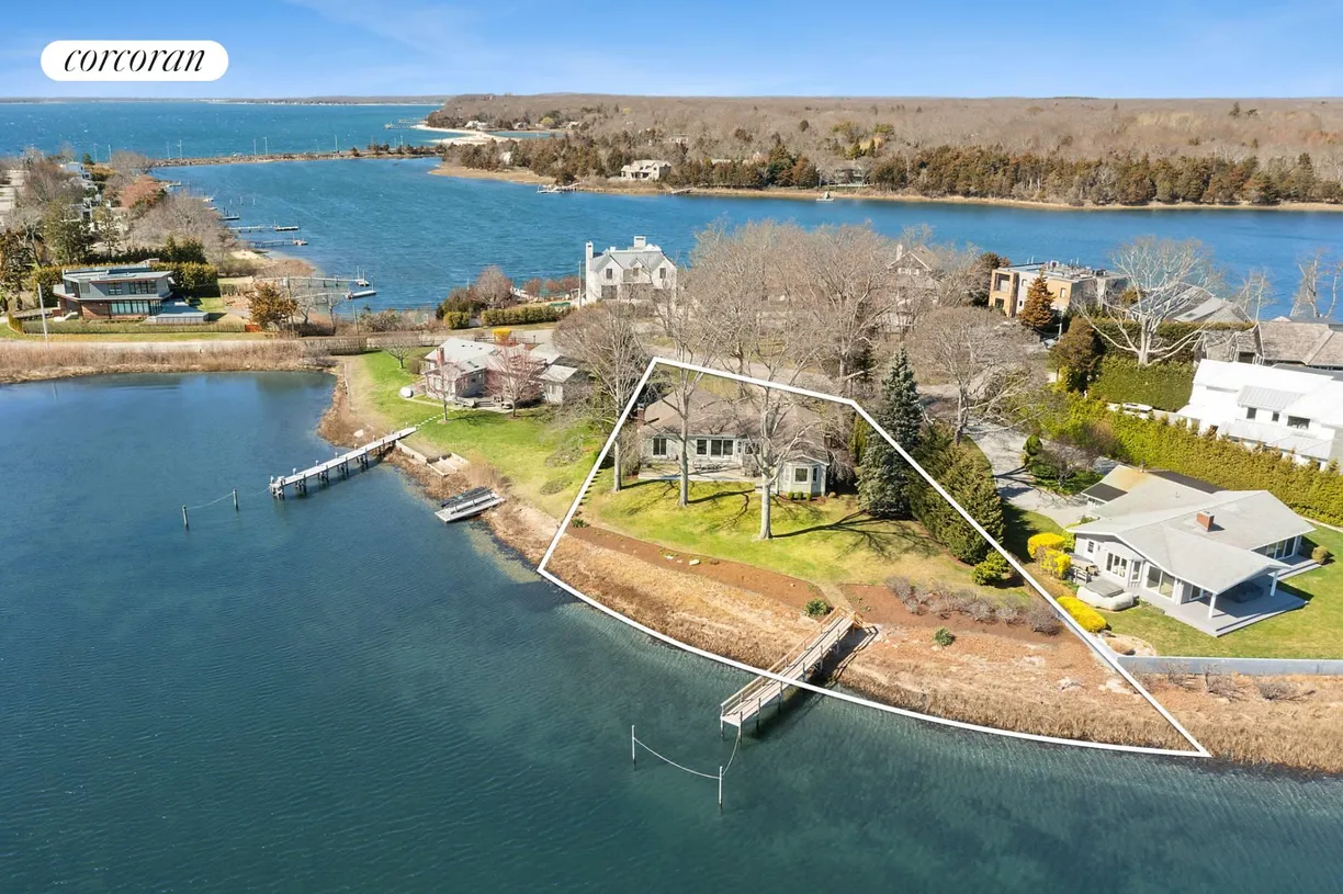 The Hamptons Real Estate | View 76 Harbor Drive, Bay Point | Waterfront