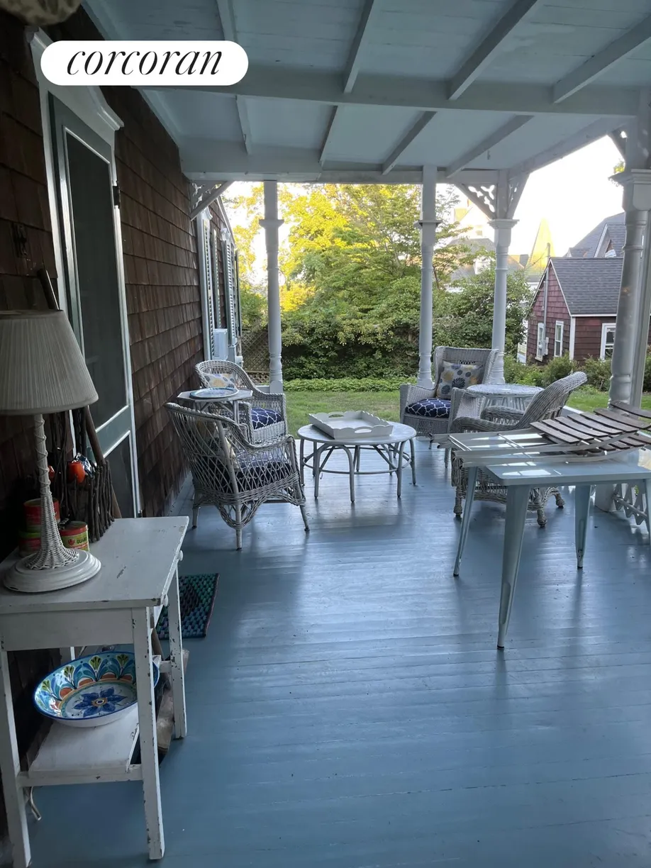 The Hamptons Real Estate | View 16 Wesley Avenue | Covered wrap porch