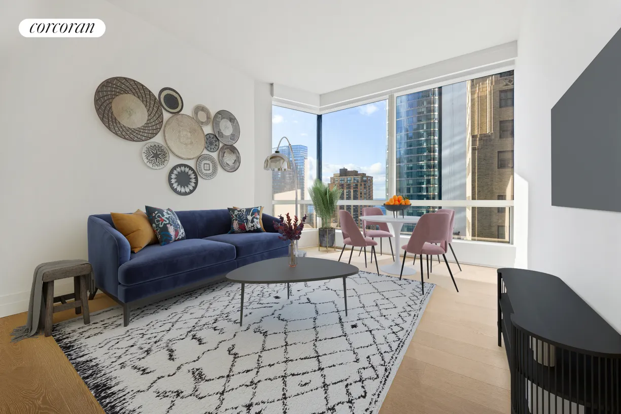 New York City Real Estate | View 77 Greenwich Street, 19C | 2 Beds, 2 Baths