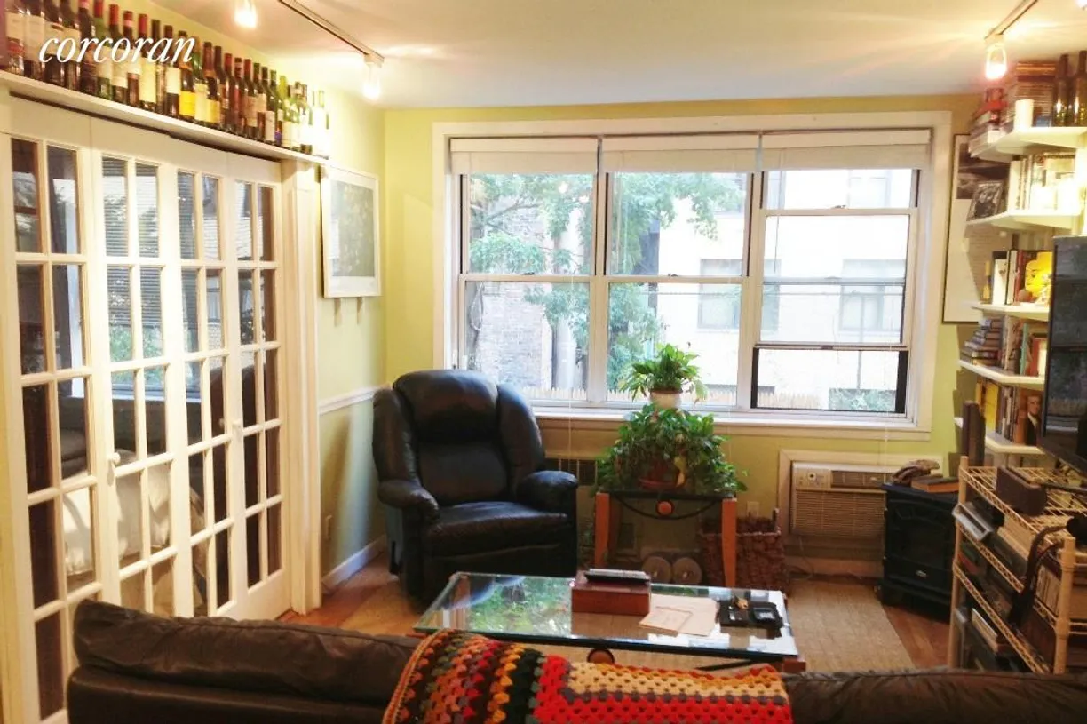 New York City Real Estate | View 336 East 50th Street, 1B | French doors add an elegant touch