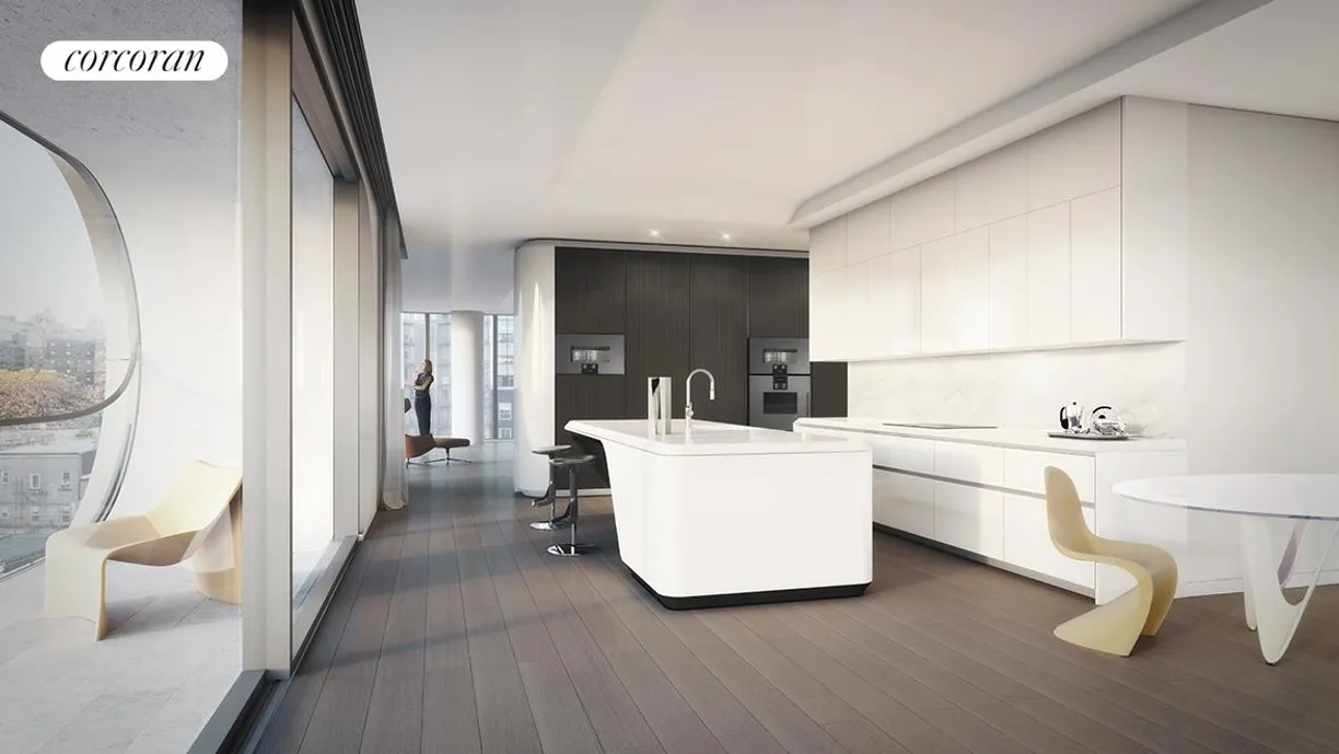 New York City Real Estate | View 520 West 28th Street, 24 | Kitchen Designed by Zaha Hadid & Boffi