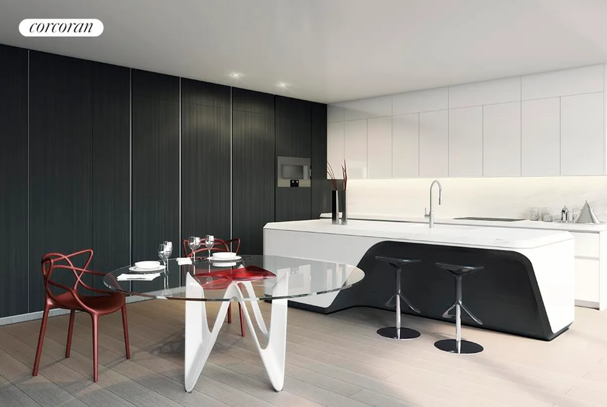 New York City Real Estate | View 520 West 28th Street, 22 | Kitchen Designed by Zaha Hadid & Boffi