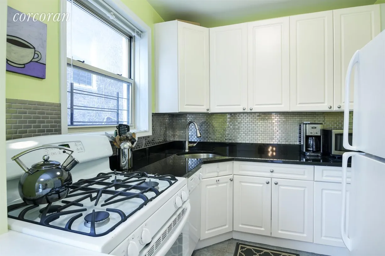 New York City Real Estate | View 9281 Shore Road, 307 | Windowed Kitchen with Breakfast Nook