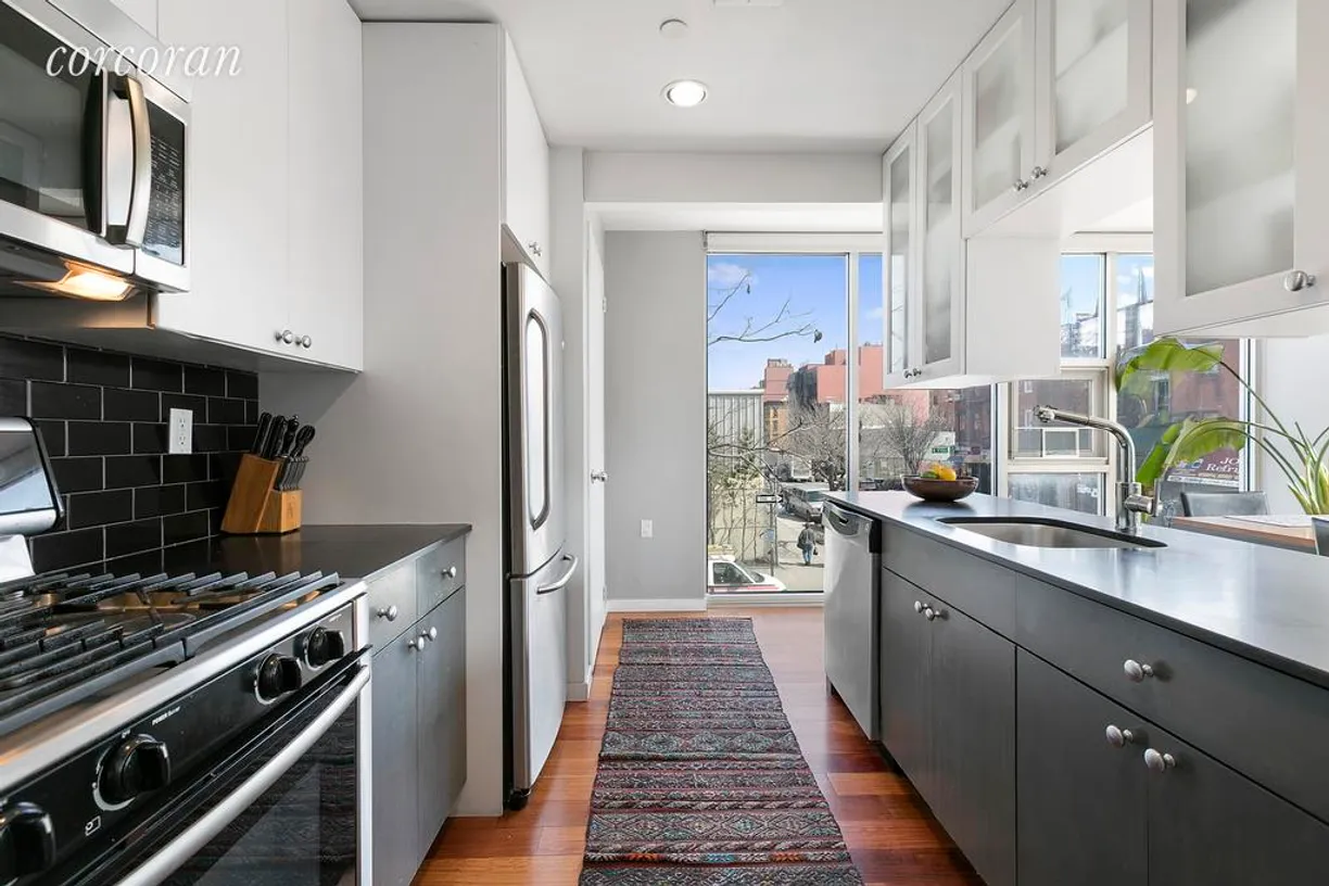 New York City Real Estate | View 609 Myrtle Avenue, 2C | Windowed Kitchen