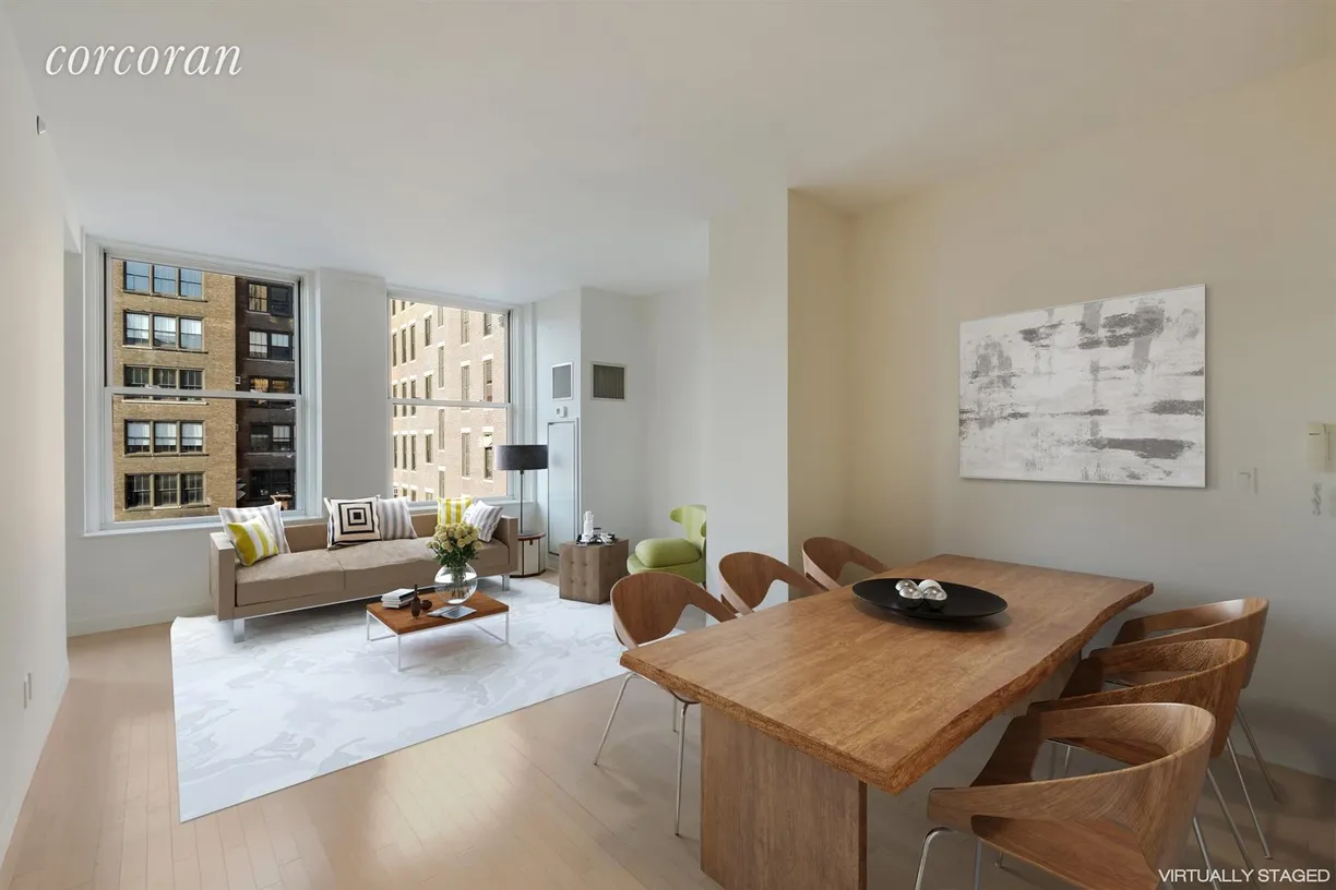 New York City Real Estate | View 60 West 20th Street, 5K | Living Room + Dining Room