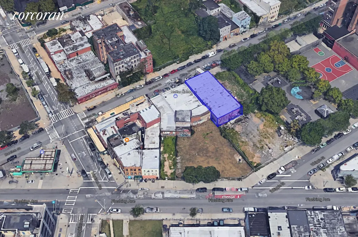 New York City Real Estate | View 30 Bartlett Street | Aerial View Rear