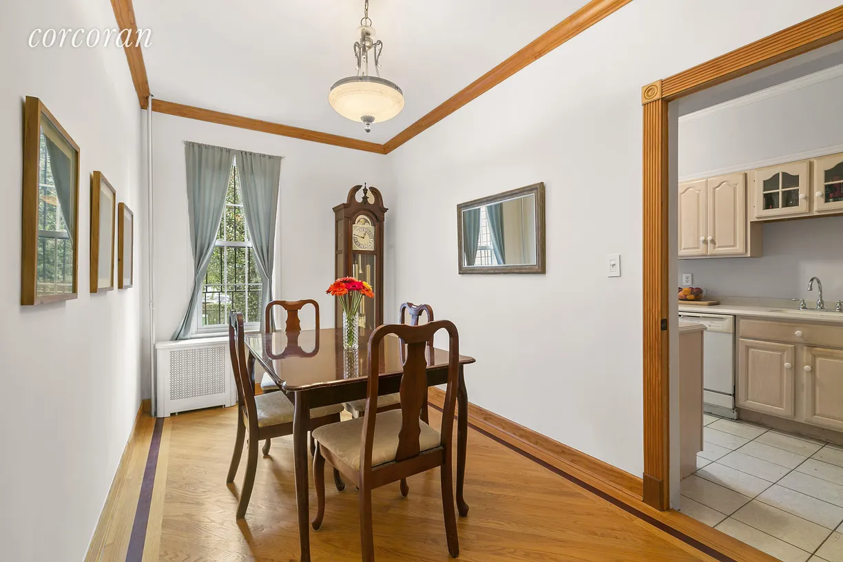 New York City Real Estate | View 110 Vanderbilt Street | Formal dining room 