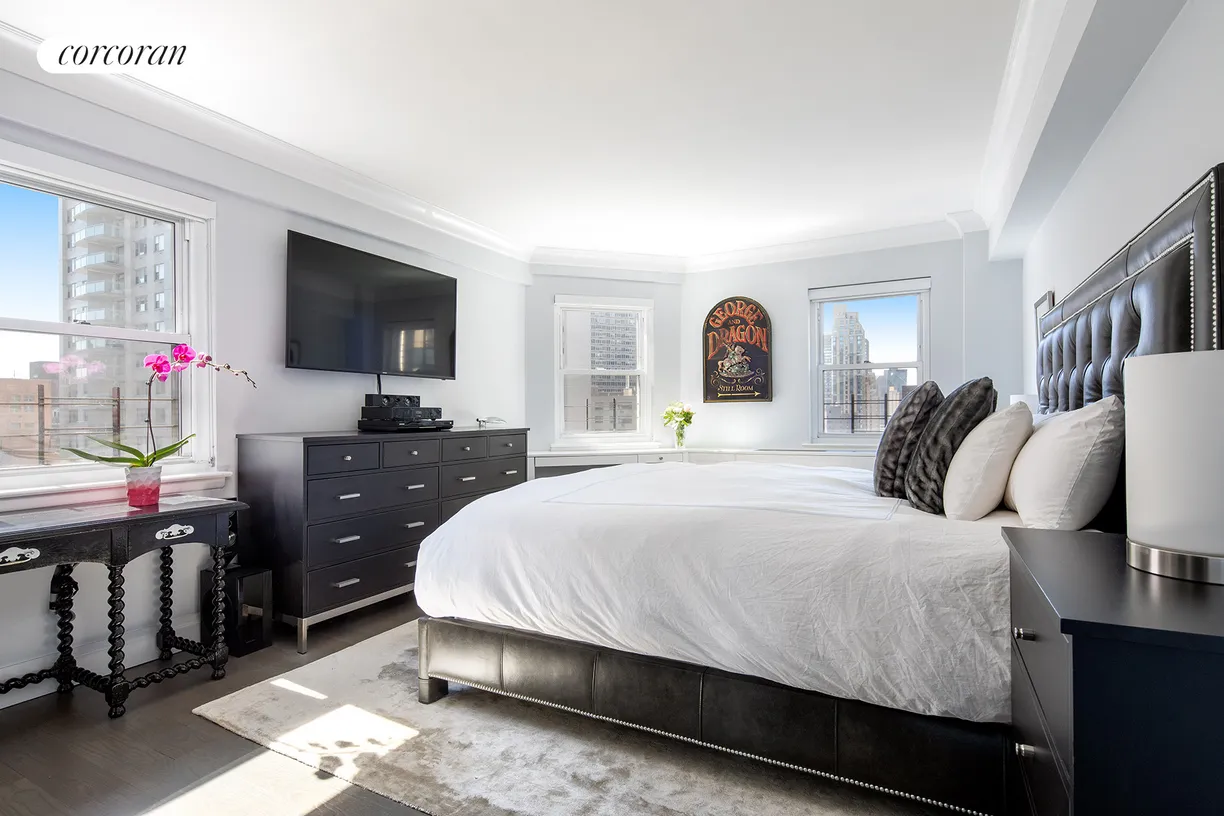 New York City Real Estate | View 345 East 56th Street, 16F | Master Bedroom 