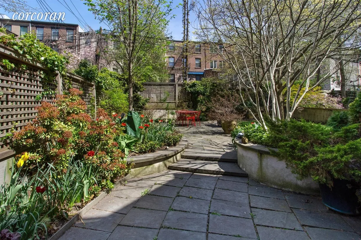 New York City Real Estate | View 43 Strong Place | Beautiful - over 40' deep landscaped-garden.