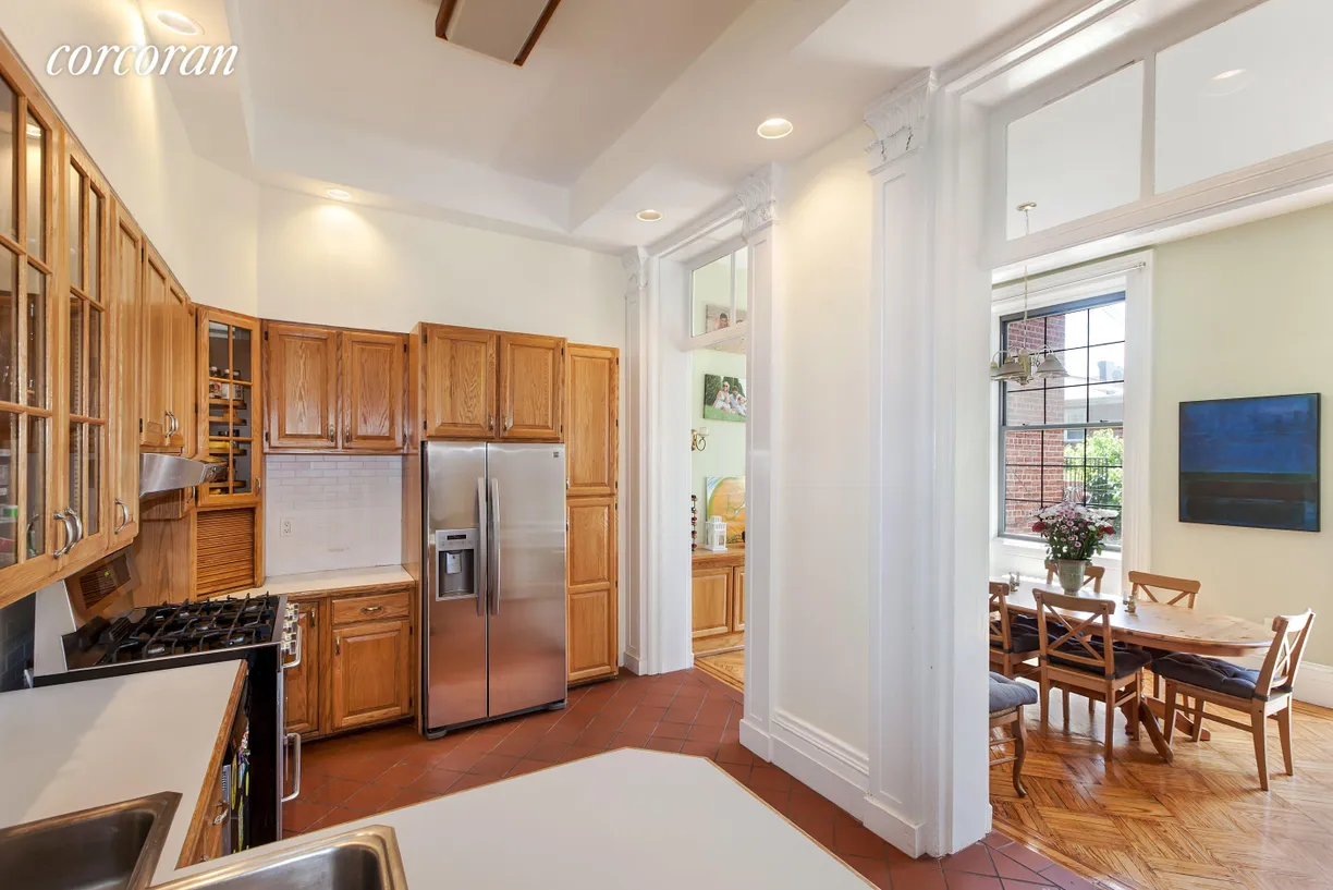 New York City Real Estate | View 112 2nd Place | large renovated open kitchen