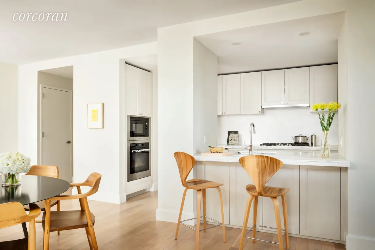 New York City Real Estate | View 389 East 89th Street, 7G | Kitchen with Miele appliances