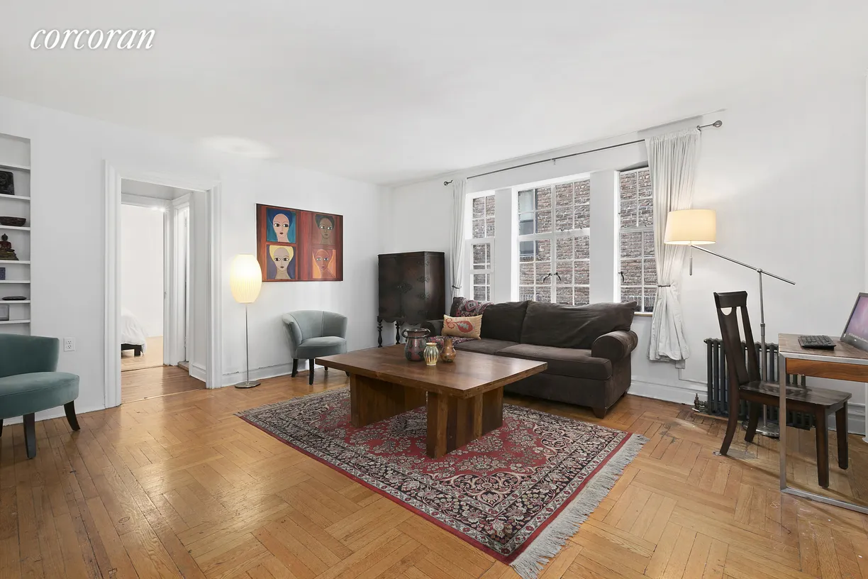 New York City Real Estate | View 116 Pinehurst Avenue, H21 | Double-hung windows and hardwood floors throughout