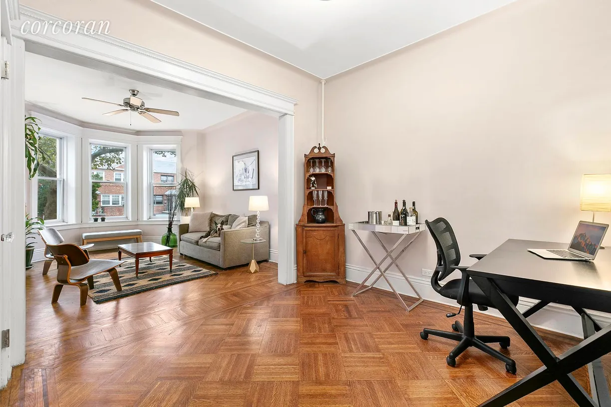 New York City Real Estate | View 572 Prospect Avenue | Double parlor presents many room design options