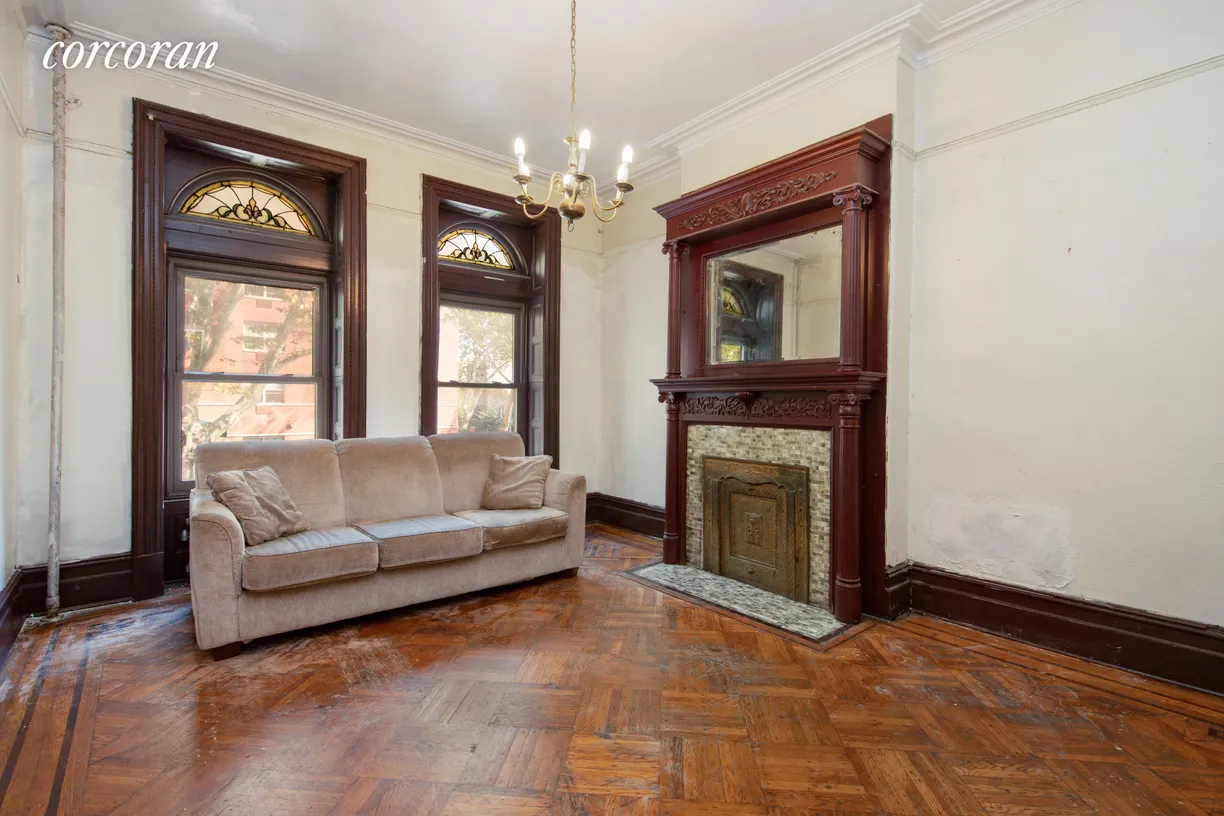 New York City Real Estate | View 752 Saint Johns Place | Front Parlor