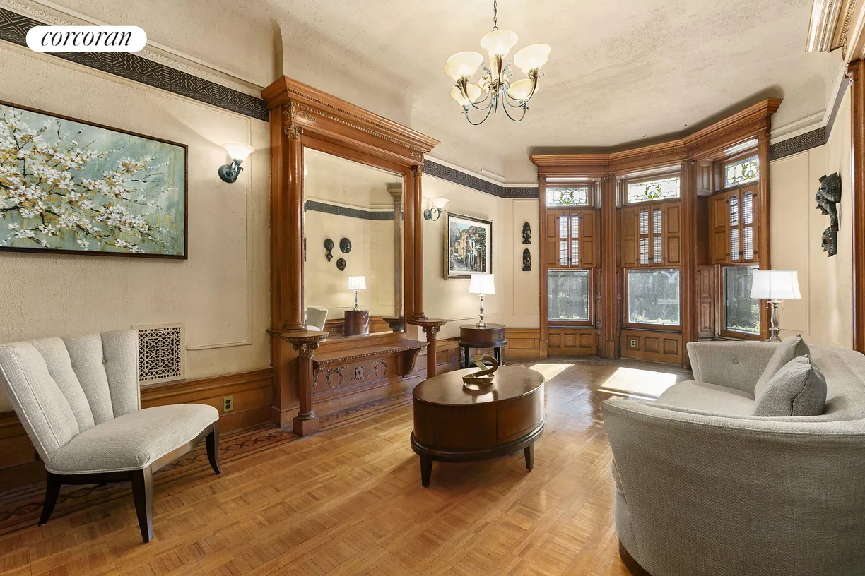 New York City Real Estate | View 91 Bainbridge Street | Owner's Triplex - Front Parlor