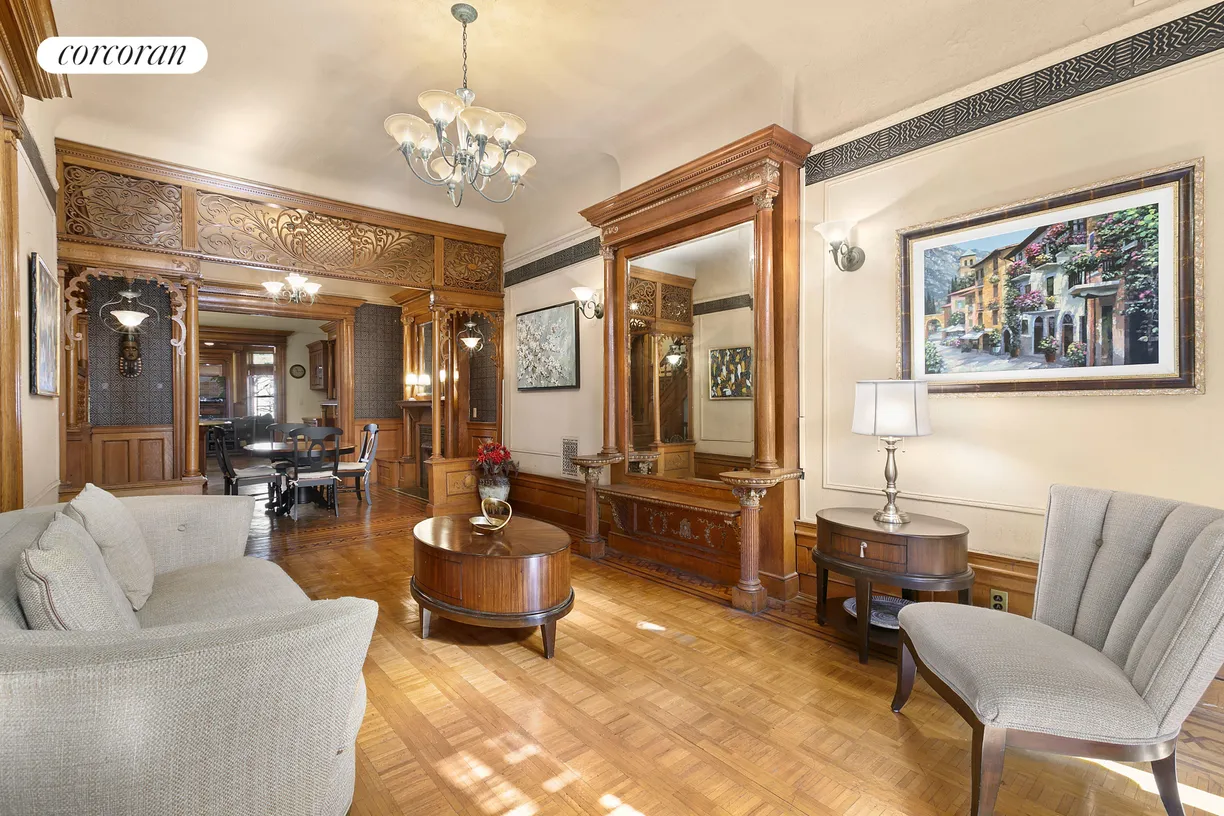 New York City Real Estate | View 91 Bainbridge Street | Owner's Triplex - Front Parlor