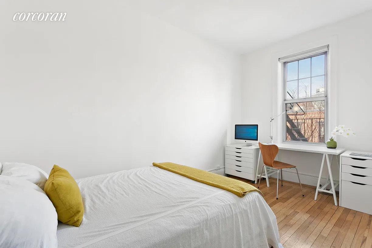 New York City Real Estate | View 344 West 12th Street, 4B | Windowed bedroom with hardwood floors