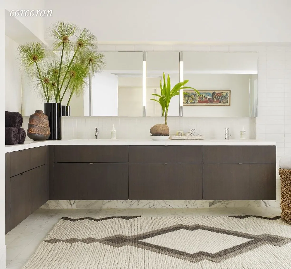 New York City Real Estate | View 421 Hudson Street, 620 | Massive Bathroom