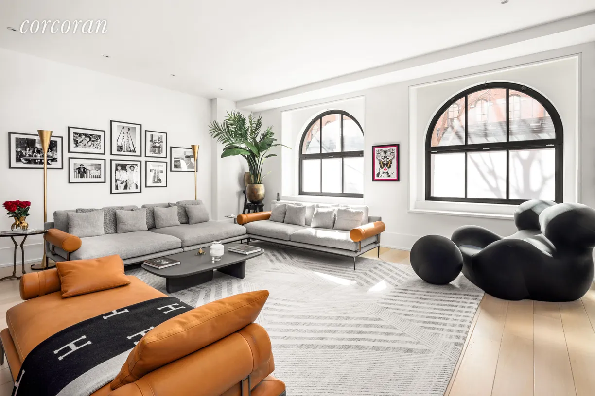 New York City Real Estate | View 443 Greenwich Street, 1B | Living Room