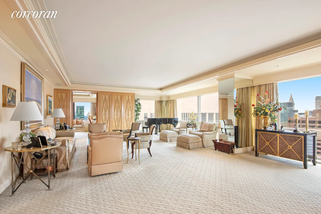 New York City Real Estate | View 721 Fifth Avenue, 60AB | Floor-to-Ceiling Windows Throughout