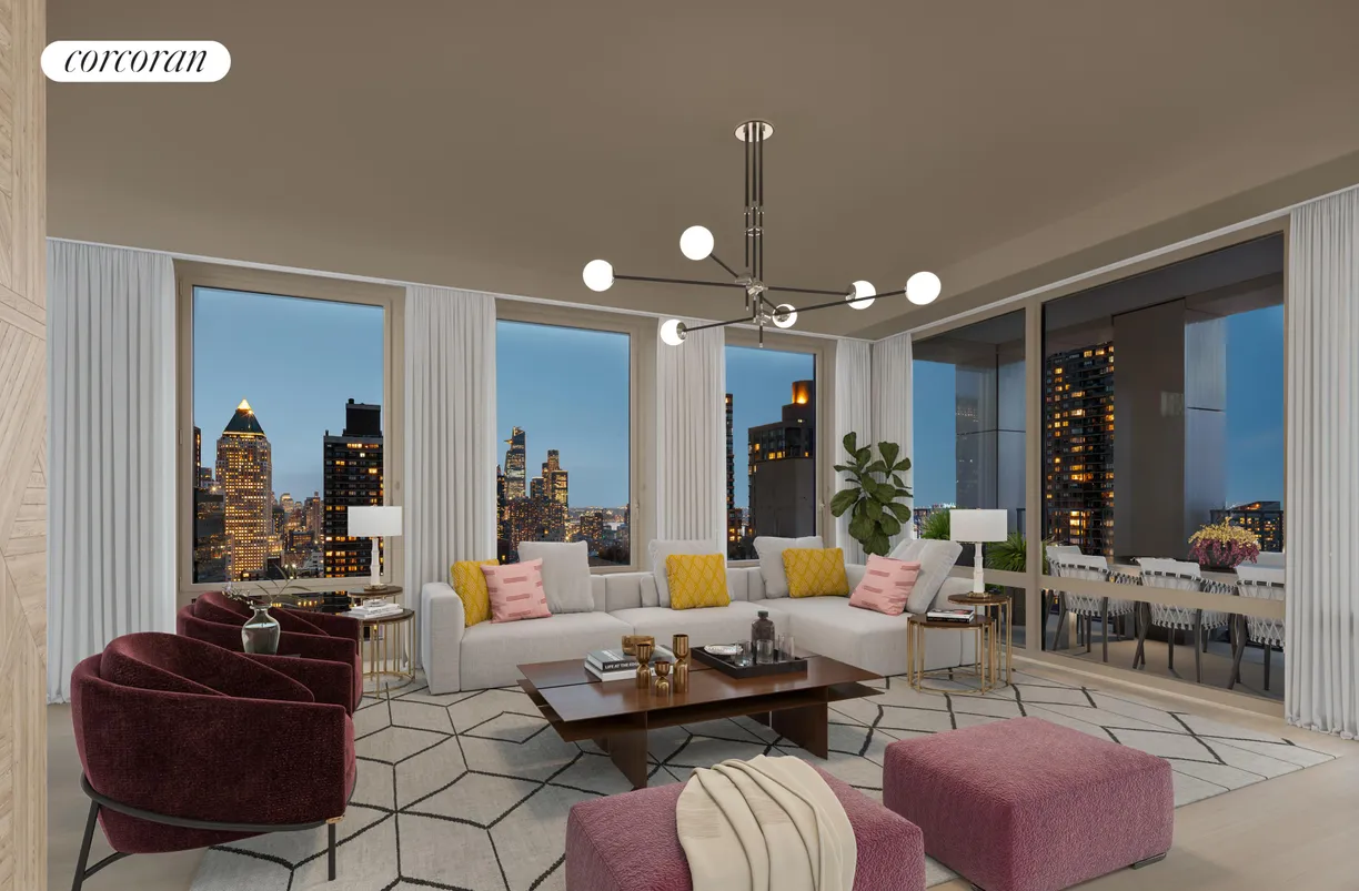 New York City Real Estate | View 15 West 61st Street, PH31C | Living Room