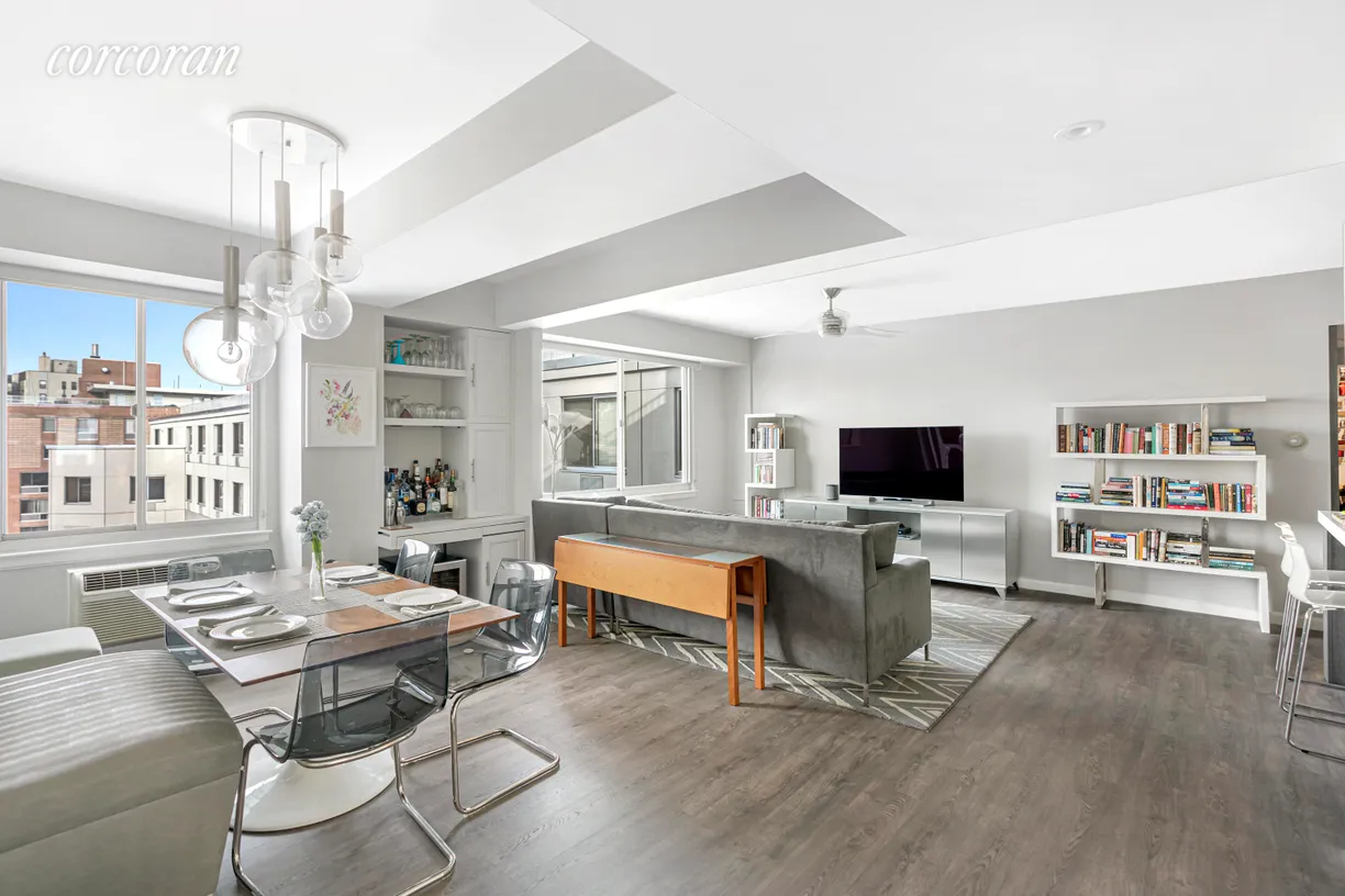 New York City Real Estate | View 300 West 145th Street, 7N | Dining & Living Room