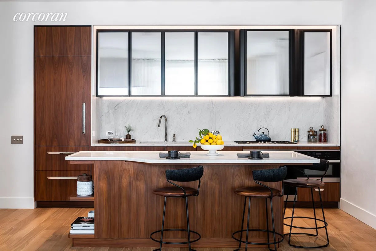 New York City Real Estate | View 110 Charlton Street, 25A | Open Island Kitchen